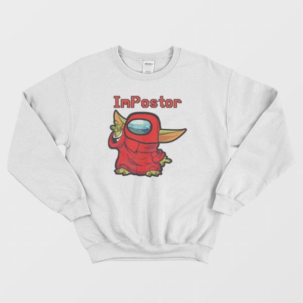 Imposter Baby Yoda Among Us Sweatshirt