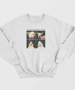 It Looks Just As Stupid When You Do It Sweatshirt 1