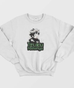 Izuku Midoriya Flower Crown Cute Sweatshirt 1 Izuku Midoriya Flower Crown Cute Sweatshirt 2