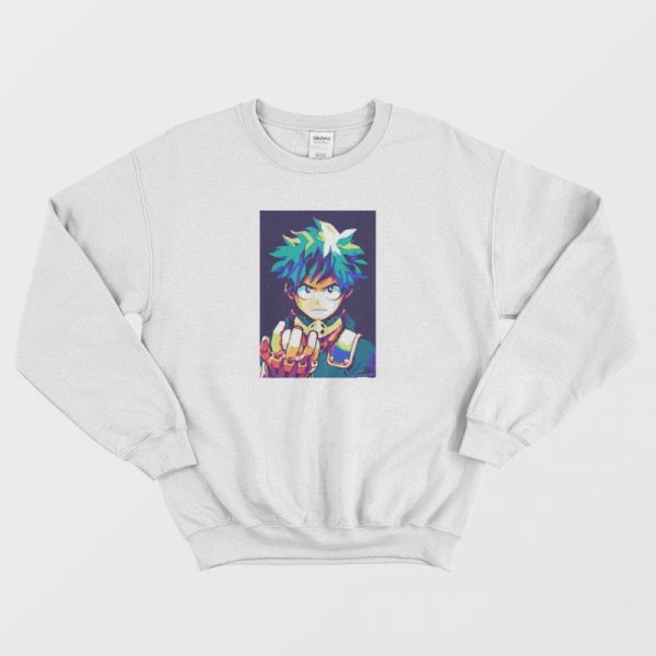 Izuku Midoriya My Hero Academia Sweatshirt Vintage