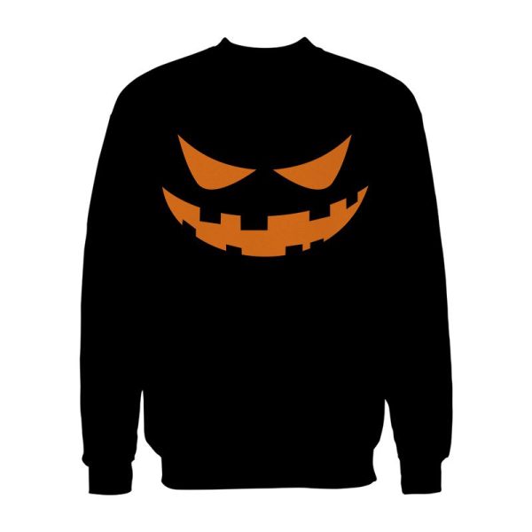 Jack O Lantern Face Halloween Sweatshirt