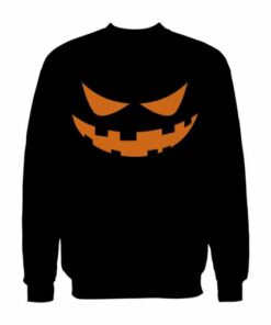 Jack O Lantern Face Halloween Sweatshirt 2