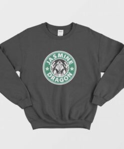 Jasmine Dragon Tea House Starbucks Parody Sweatshirt 3