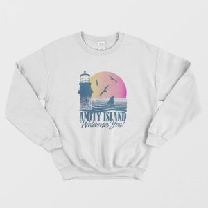 Jaws Amity Island Tourist Welcome Sweatshirt