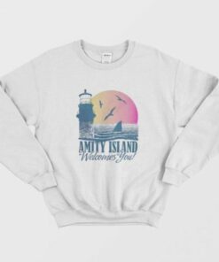 Jaws Amity Island Tourist Welcome Sweatshirt 2