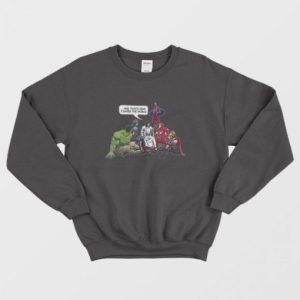 Jesus And Super Heroes Sweatshirt