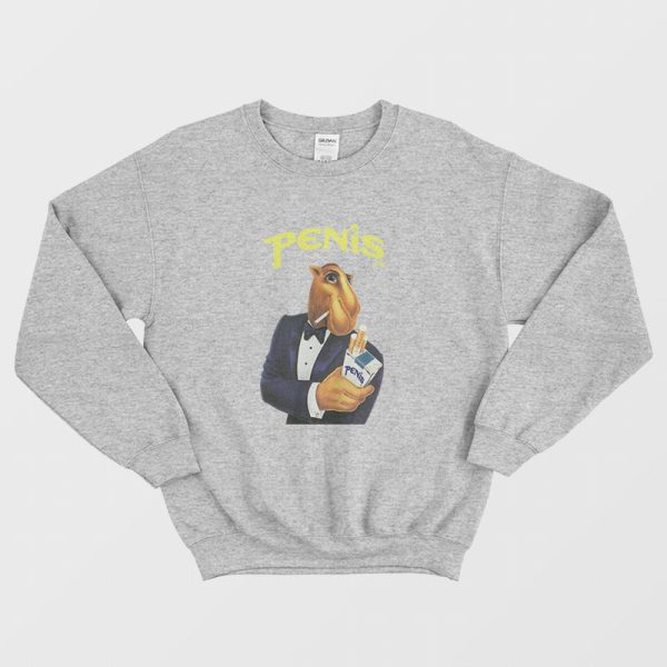 Joe Camel Cigarette Penis Meme Sweatshirt