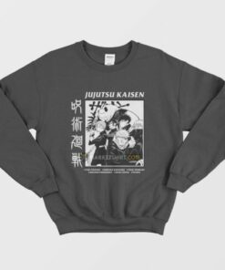 Jujutsu Kaisen Sweatshirt Yuji Nobara Toge Megumi Maki Panda 4