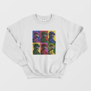 Jurassic Park Dinosaur Pop Art Sweatshirt