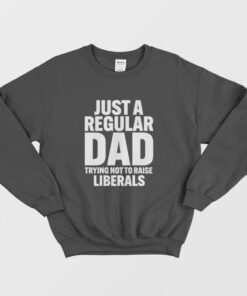 Just A Regular Dad Trying Not To Raise Liberals Sweatshirt 1 Just A Regular Dad Trying Not To Raise Liberals Sweatshirt 2