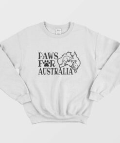 Kangaroo and Koala Paws for Australia Sweatshirt 1