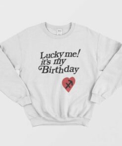 Kanye West Lucky Me Its My Birthday Sweatshirt 1 Kanye West Lucky Me Its My Birthday Sweatshirt 2