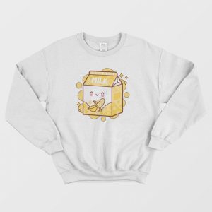 Kawaii Banana Milk Shake Sweatshirt