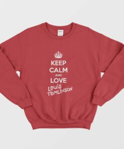 Keep Calm and Love Louis Tomlinson Sweatshirt 2
