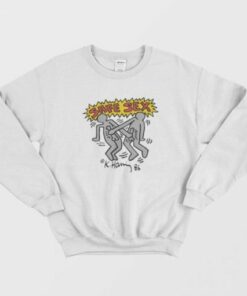 Keith Haring SAFE SEX Sweatshirt 1 Keith Haring SAFE SEX Sweatshirt 2