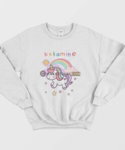 Ketamine Unicorn Horse Funny Sweatshirt 1