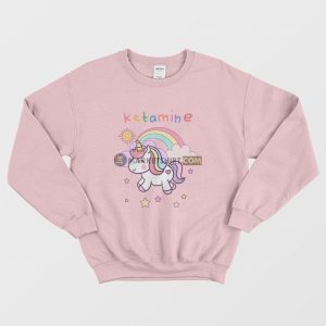 Ketamine Unicorn Horse Funny Sweatshirt 3