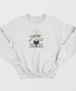 Killua Zoldyck Baka Hunter x Hunter Sweatshirt 2 Killua Zoldyck Baka Hunter x Hunter Sweatshirt 3
