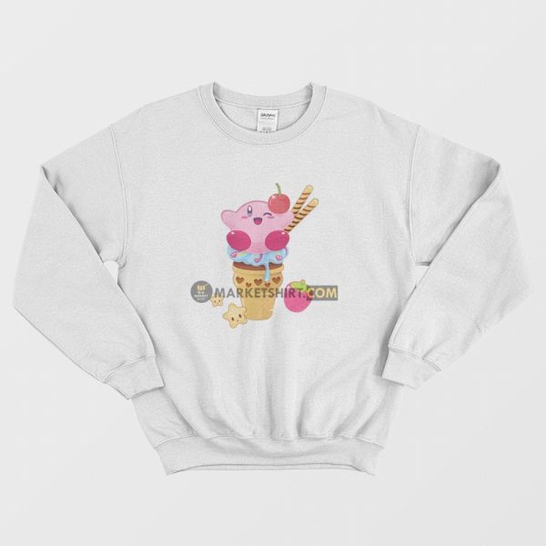 Kirby Ice Cream Sweatshirt