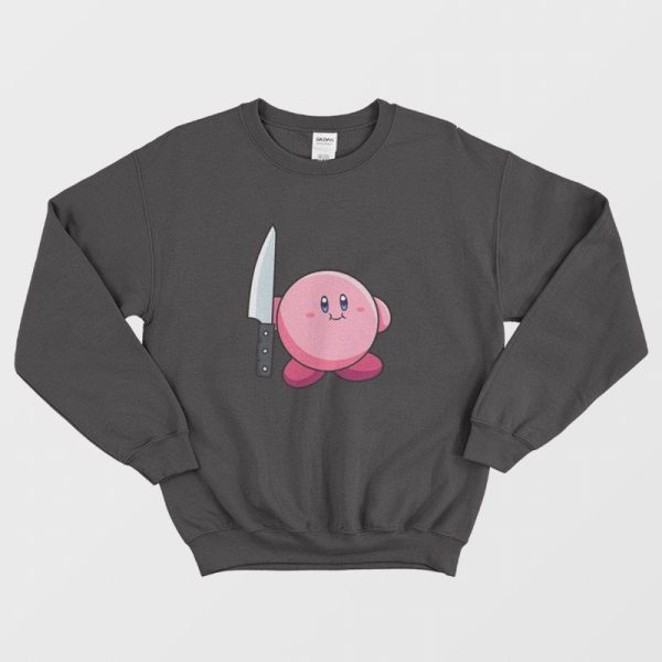 Kirby with a Knife Sweatshirt