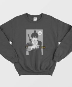 Kon Aki Hayakawa Chainsaw Man Sweatshirt 1