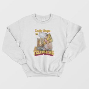 Lady Gaga In Telephone Sweatshirt