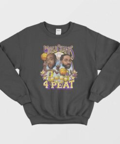Lakers Freddie Gibbs And Big Sean 4 Peat Sweatshirt 2