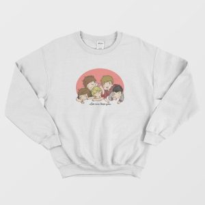 Let Me Kiss You One Direction Cartoon Sweatshirt