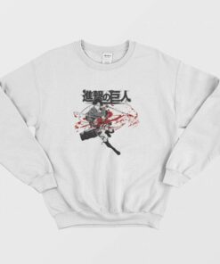 Levi Ackerman Attack On Titan Anime Sweatshirt 1