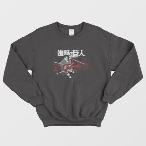 Levi Ackerman Attack On Titan Anime Sweatshirt 3