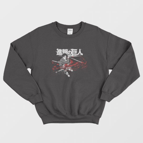 Levi Ackerman Attack On Titan Anime Sweatshirt