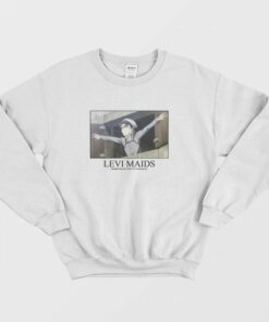 Levi Maids Slaughtering Any Titan Of A Cleaning Job Sweatshirt 1 Levi Maids Slaughtering Any Titan Of A Cleaning Job Sweatshirt 2