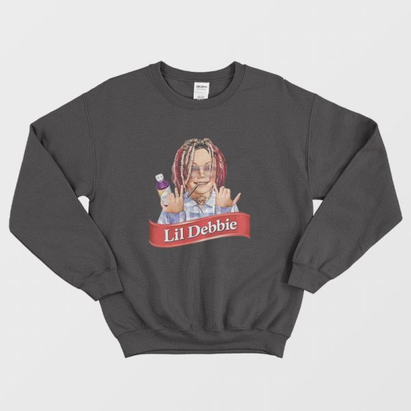 Lil Debbie Little Debbie Parody Sweatshirt