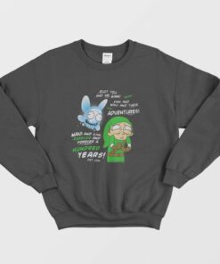 Link And Navi Forever And Ever Rick And Morty The Legend Of Zelda Sweatshirt 1