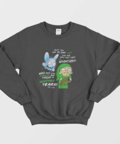 Link And Navi Forever And Ever Rick And Morty The Legend Of Zelda Sweatshirt 1 Link And Navi Forever And Ever Rick And Morty The Legend Of Zelda Sweatshirt 2