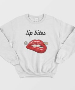 Lip Bites Bite Lips Sweatshirt 2