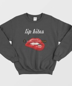 Lip Bites Bite Lips Sweatshirt 3