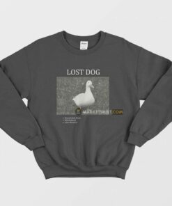 Lost Dog Doesnt Bark Much Well behaved Likes Metallica Sweatshirt 1