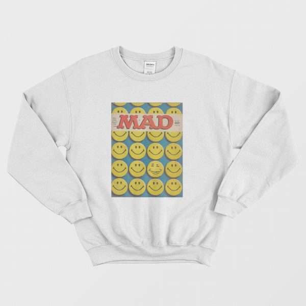 MAD TV Magazine Cover Smile Face That 70’s Show Retro Sweatshirt