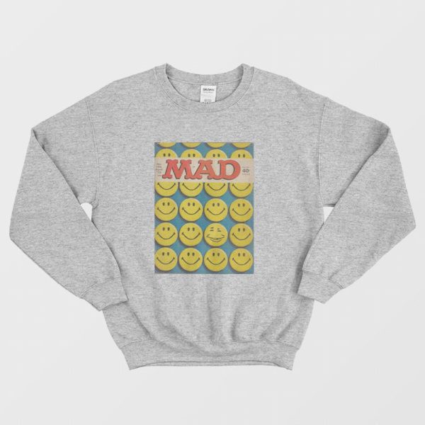 MAD TV Magazine Cover Smile Face That 70’s Show Retro Sweatshirt