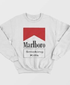 Marlboro Smoking Kills Marlboro Parody Sweatshirt 1