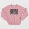 Married To The Mob Dot Pattern Sweatshirt