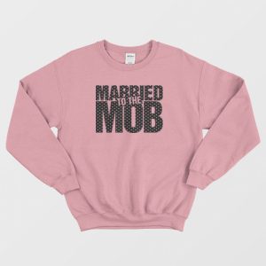 Married To The Mob Dot Pattern Sweatshirt