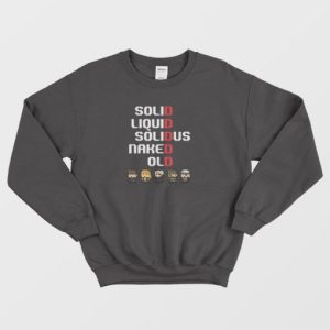 Metal Gear Solid Liquid Solidus Naked Old Sweatshirt 3