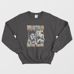 Michael Jackson Michael Myers Thriller Vs Killer Sweatshirt