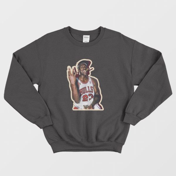 Michael Jordan Championship Cigar Sweatshirt