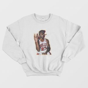 Michael Jordan Championship Cigar Sweatshirt