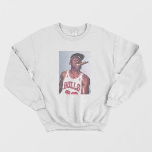 Michael Jordan Cigar Smoke Champions Sweatshirt 1 1