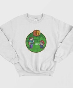 Minecraft Super Mario I Saw It First Sweatshirt 1