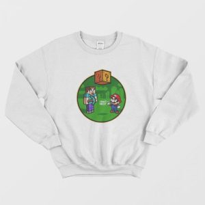 Minecraft Super Mario I Saw It First Sweatshirt